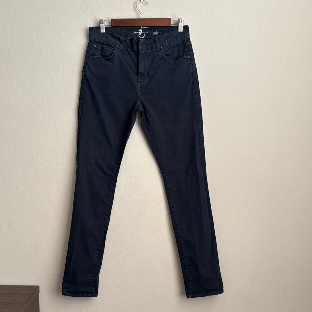 7 For All Mankind Total Twill‎ Adrien Chino Pants Dark Navy Slim Straight Sz 30